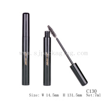 Slim rímel recipiente slim make-up recipiente 7 ml rímel vazio tubo preto brilhante